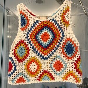 Altar'd State crocheted top. Worn once